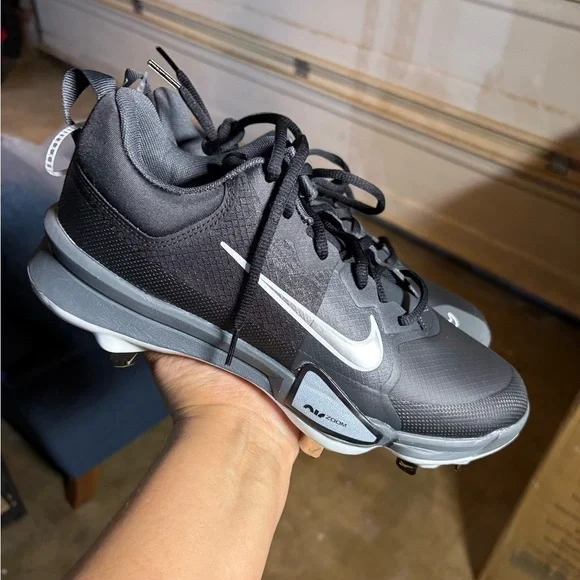 Nike Force Zoom Trout 9 Pro Baseball Metal Cleats Men’s Size 8.5 FB2907-003 - Picture 6 of 13